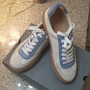 LOFT White and Blue Women's Sneakers